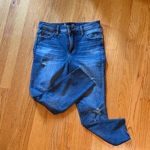 KUT high rise skinny jeans